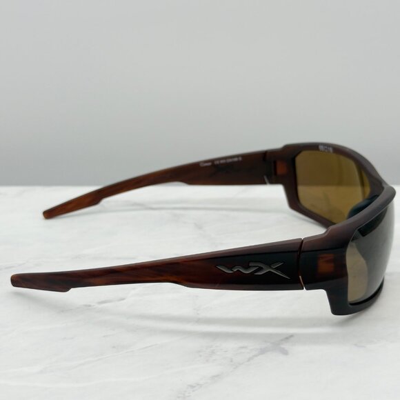 Wiley X Rebel WX Z87.2+ Polarized Sunglasses Matte Tortoise Brown Frame READ - Picture 9 of 16
